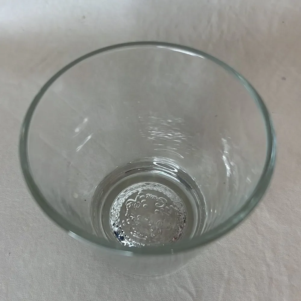Crown Royal 10 Ounce Rocks Whiskey Monogrammed 3 1/4 In Round 3 1/4 Inches Tall